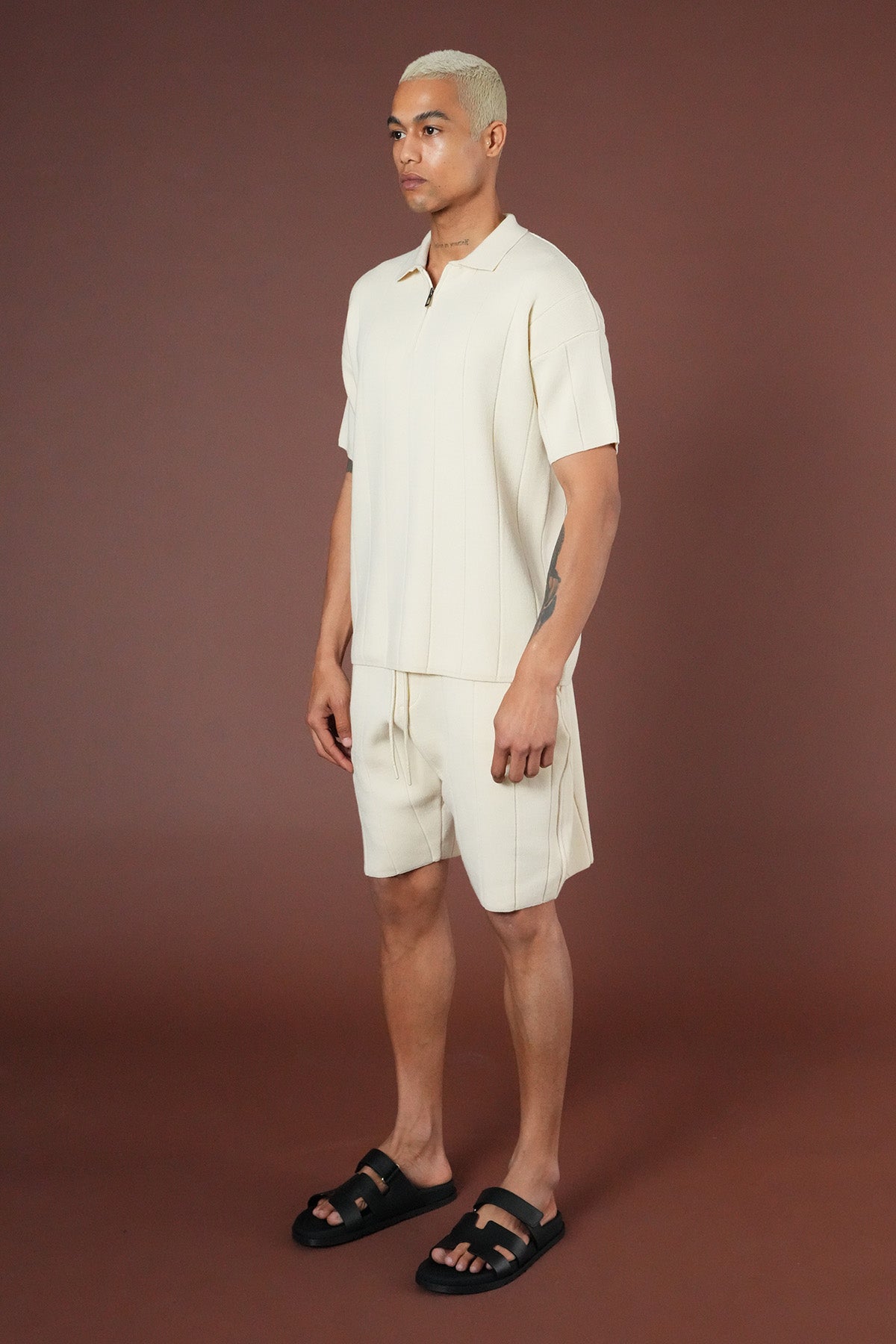 Strickset T-Shirt und Shorts LL061054