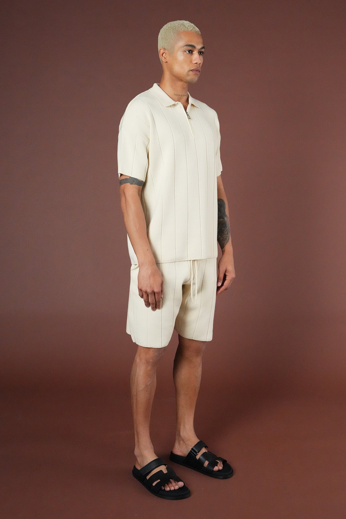 Strickset T-Shirt und Shorts LL061054