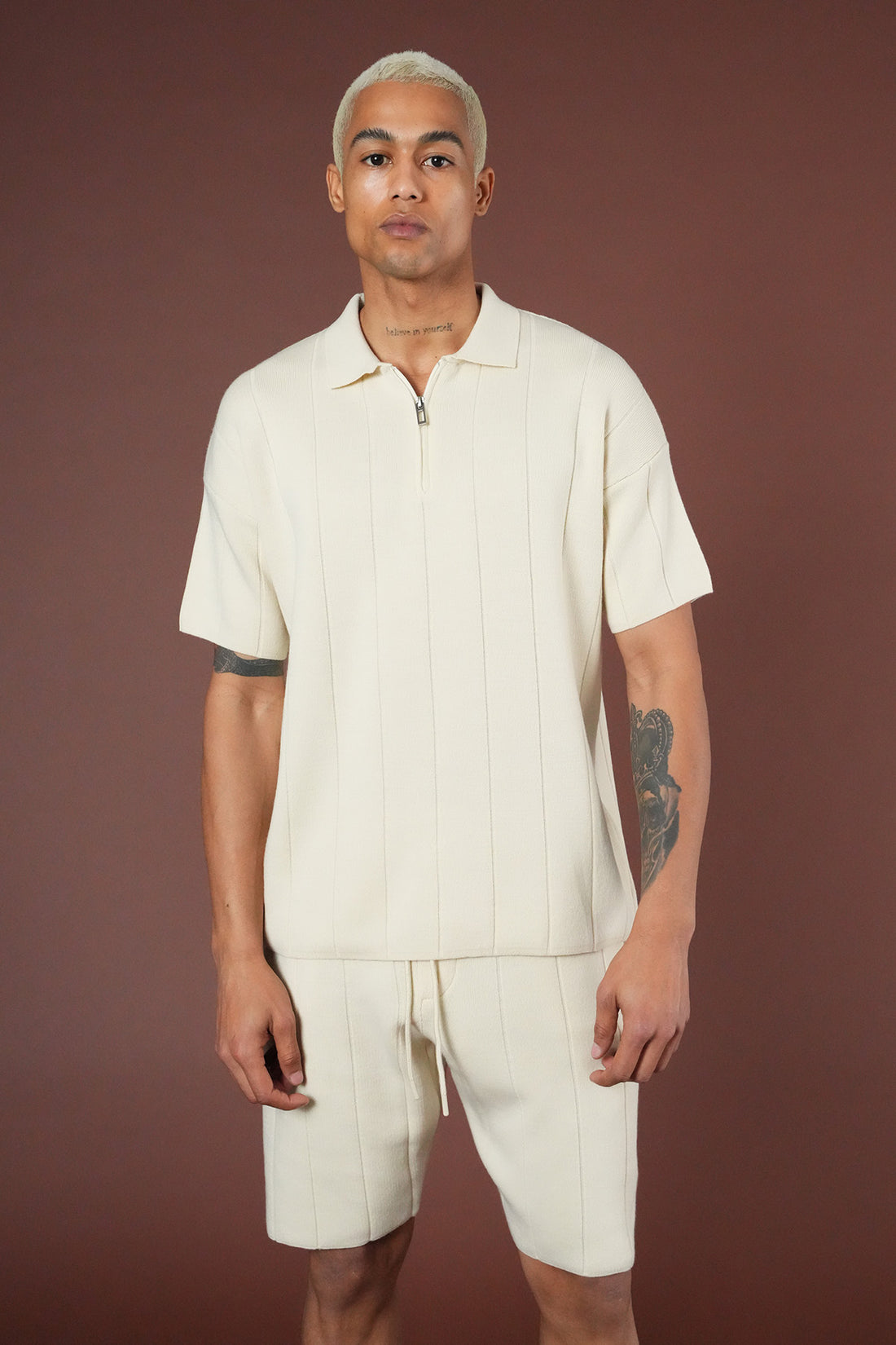 Strickset T-Shirt und Shorts LL061054