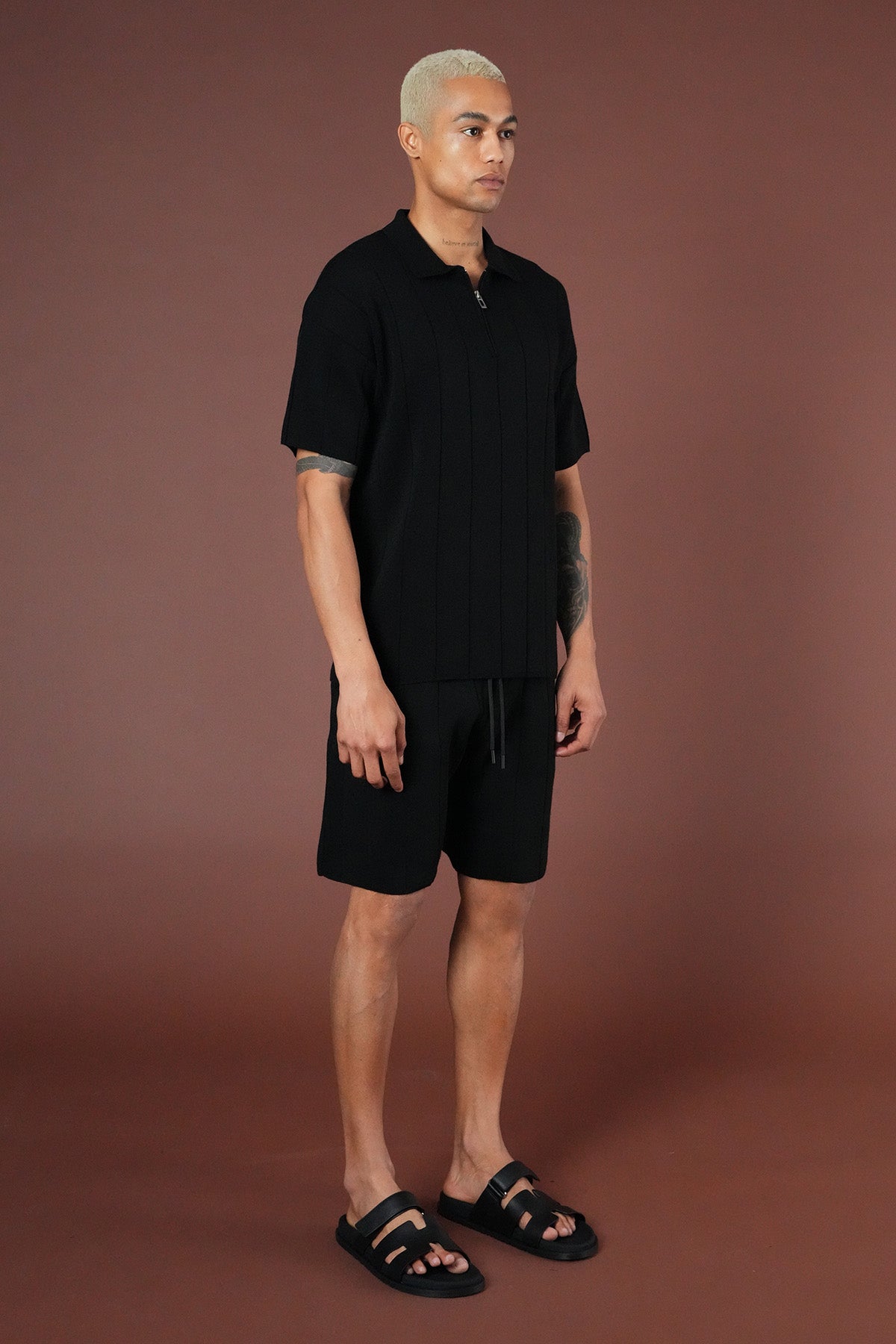 Strickset T-Shirt und Shorts LL061054