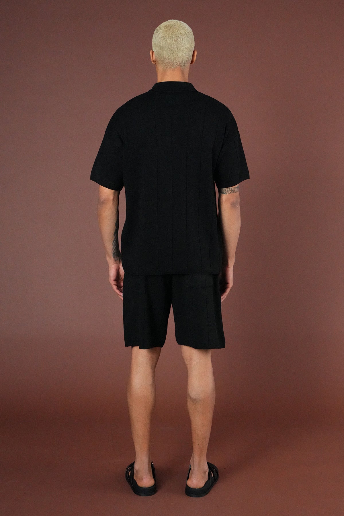 Ensemble tricot t-shirt et short LL061054