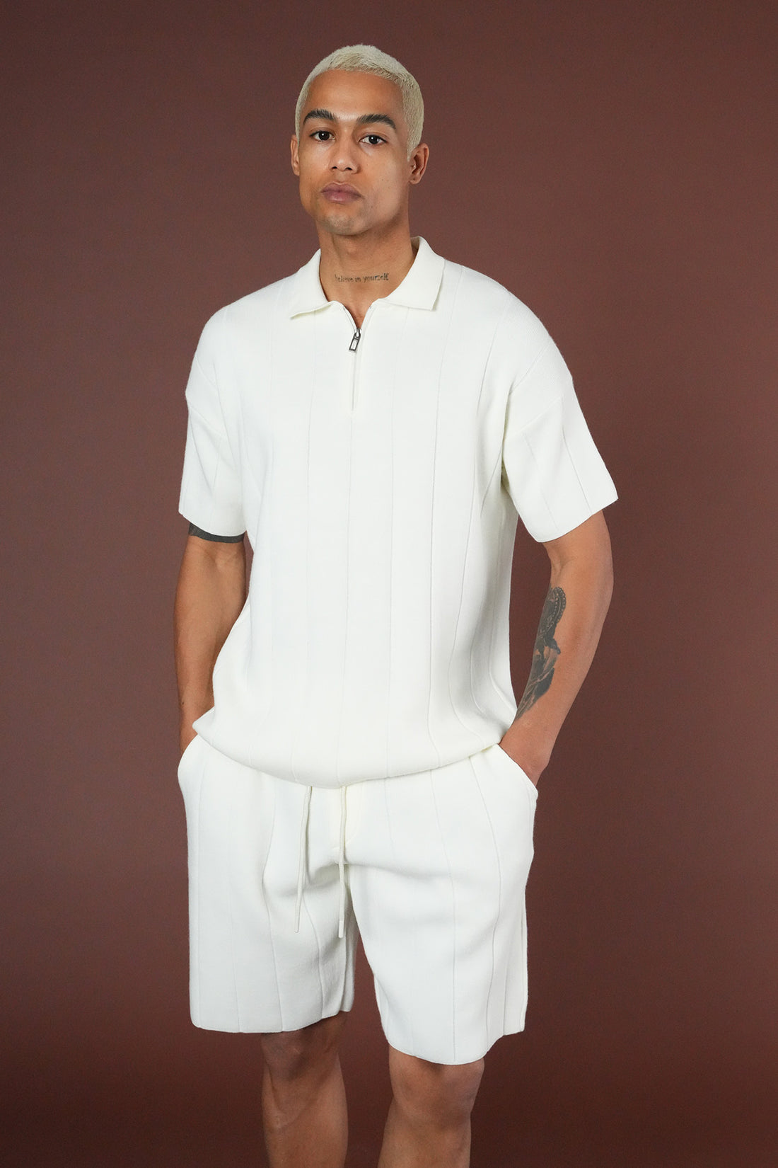 Strickset T-Shirt und Shorts LL061054