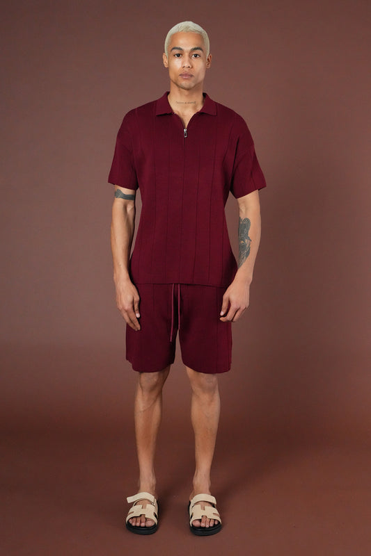 Ensemble tricot t-shirt et short LL061054