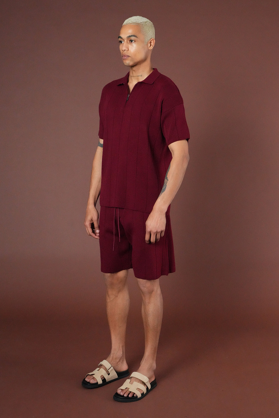 Strickset T-Shirt und Shorts LL061054