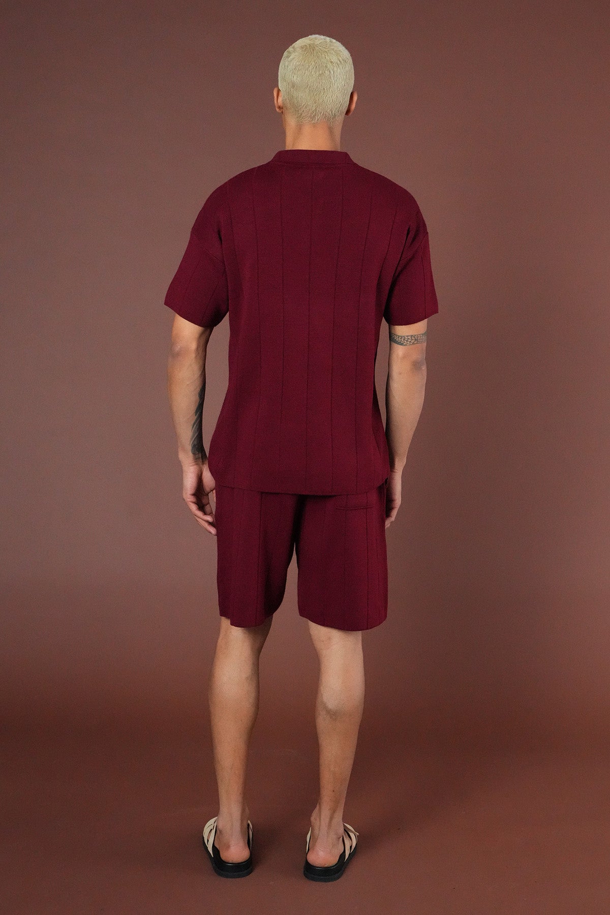 Strickset T-Shirt und Shorts LL061054