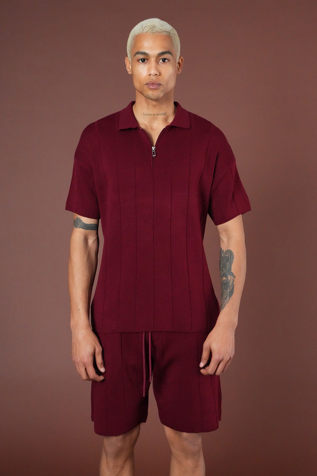 Strickset T-Shirt und Shorts LL061054