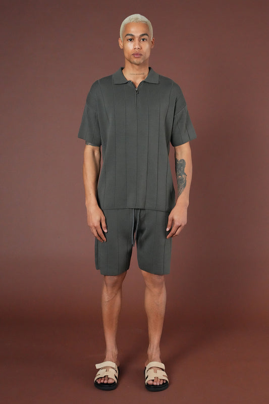 Strickset T-Shirt und Shorts LL061054