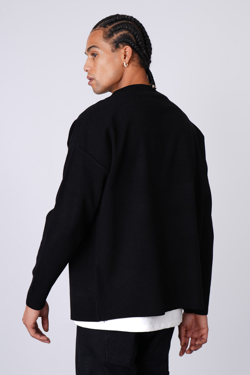 CARDIGAN LL5030 - BLACK