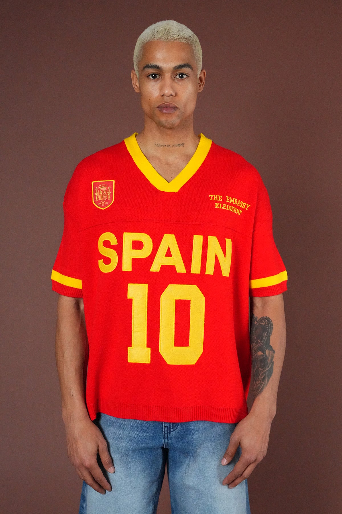 Oversize-T-Shirt aus Strick 3363