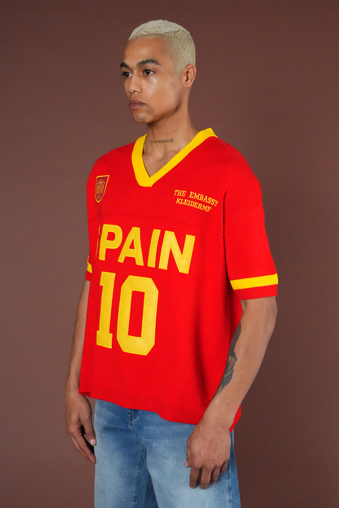 Oversize-T-Shirt aus Strick 3363