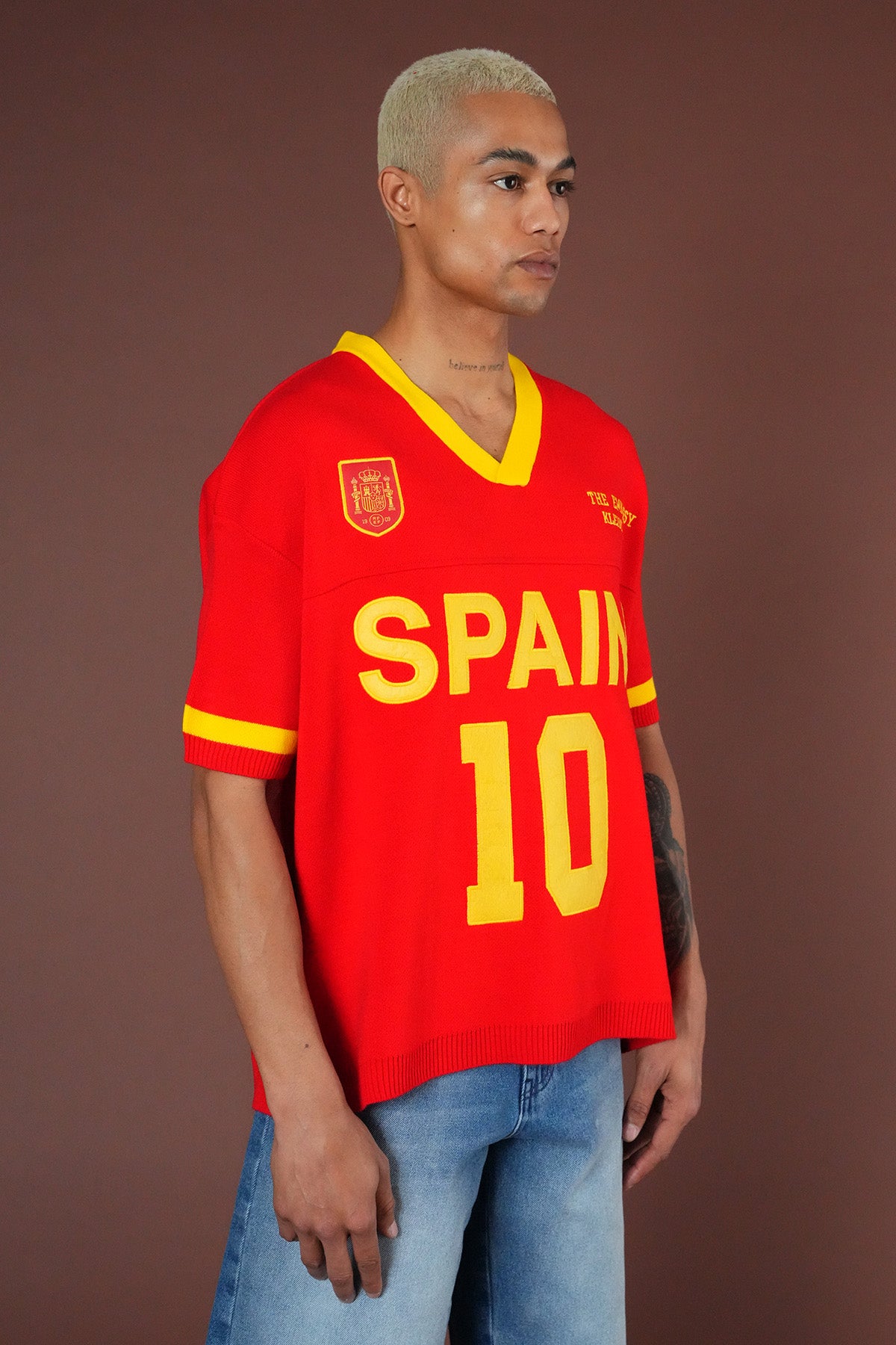 Oversize-T-Shirt aus Strick 3363