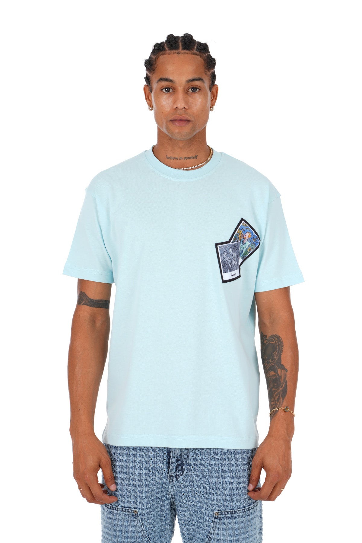 TEE SHIRT LL1058 - LIGHT BLUE