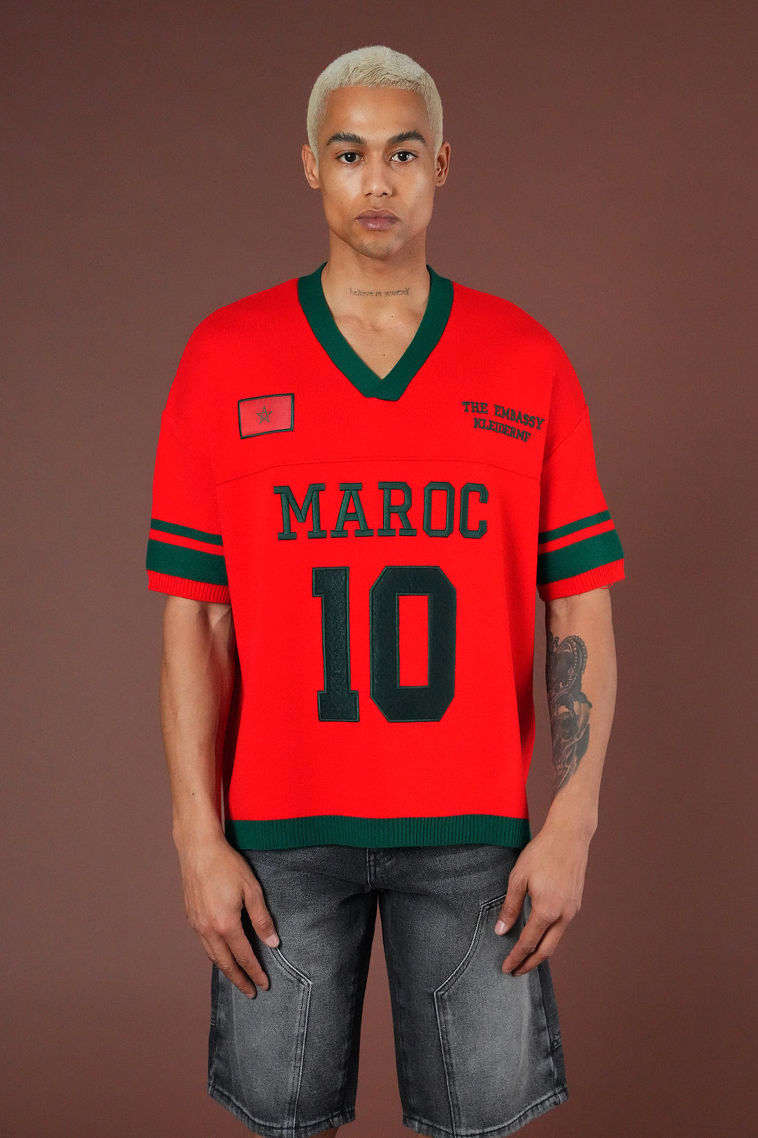 Übergroßes Strick-T-Shirt 3407