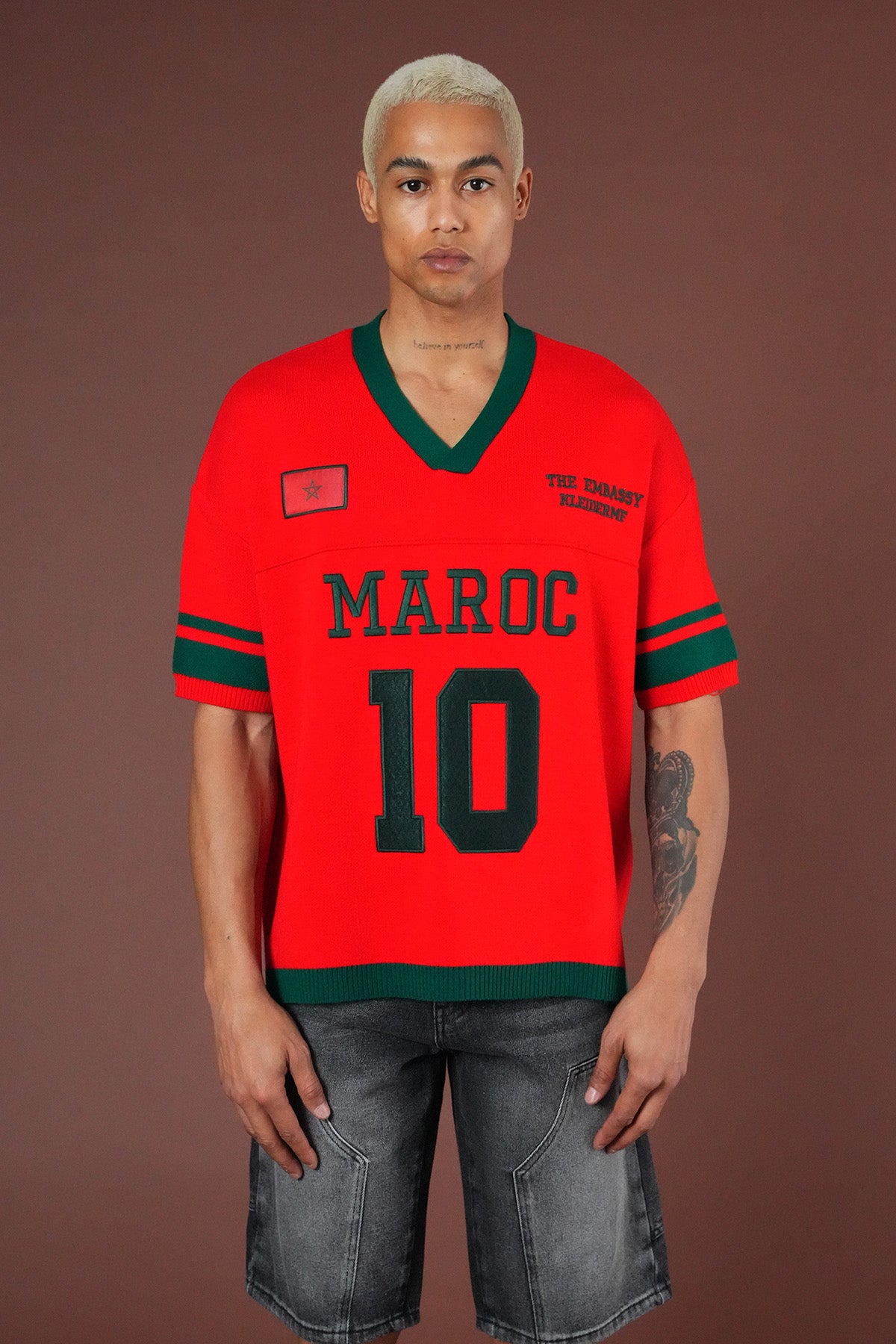 Übergroßes Strick-T-Shirt 3407