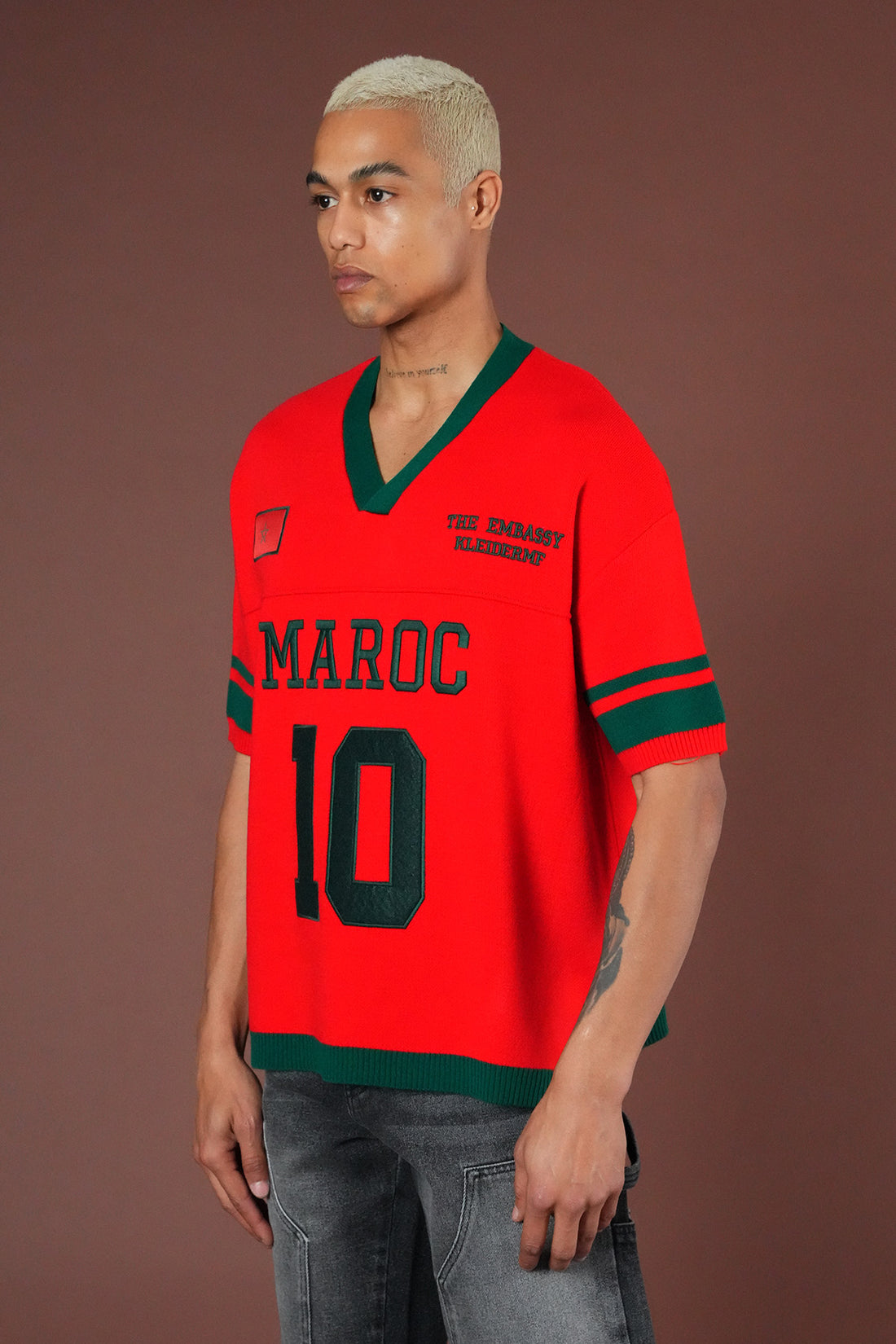 Übergroßes Strick-T-Shirt 3407
