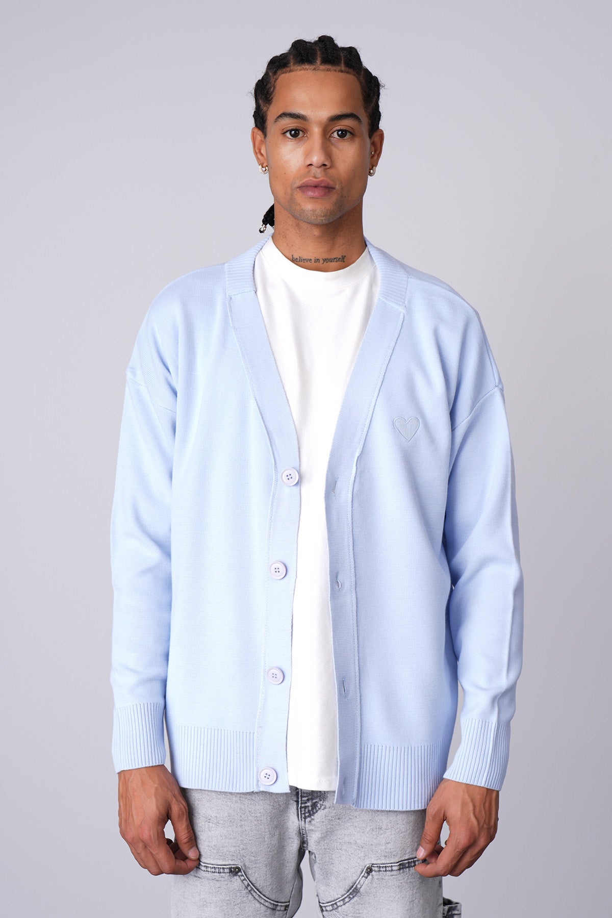 CARDIGAN LL5030 - LIGHT BLUE