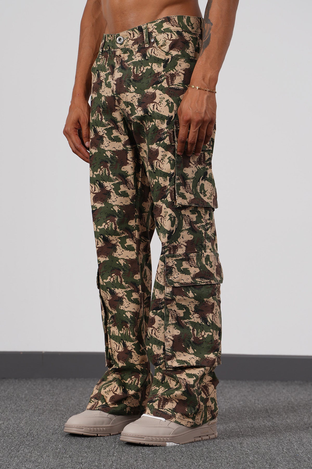 JEAN BAGGY ART539 - CAMO BEIGE