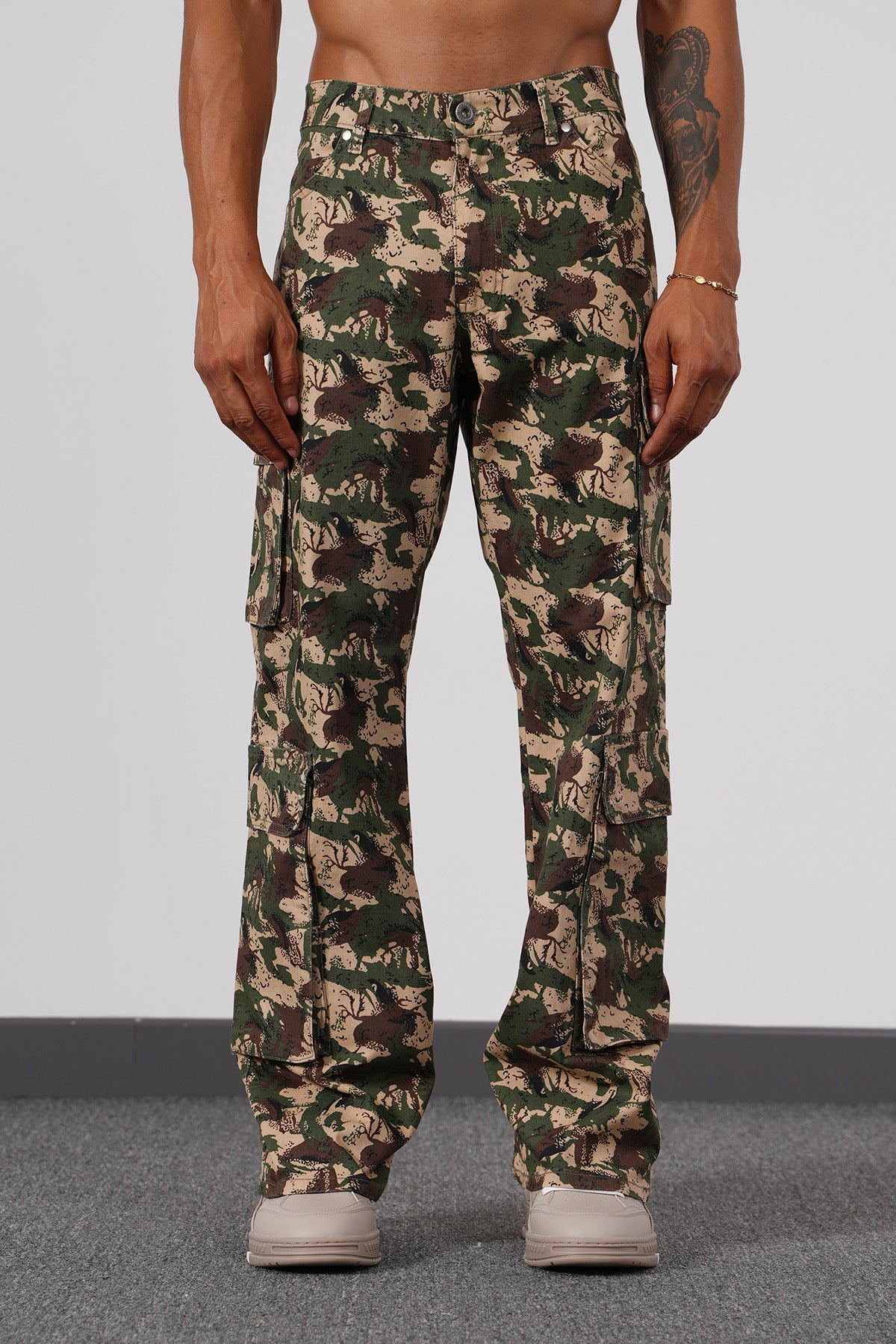 JEAN BAGGY ART539 - CAMO BEIGE