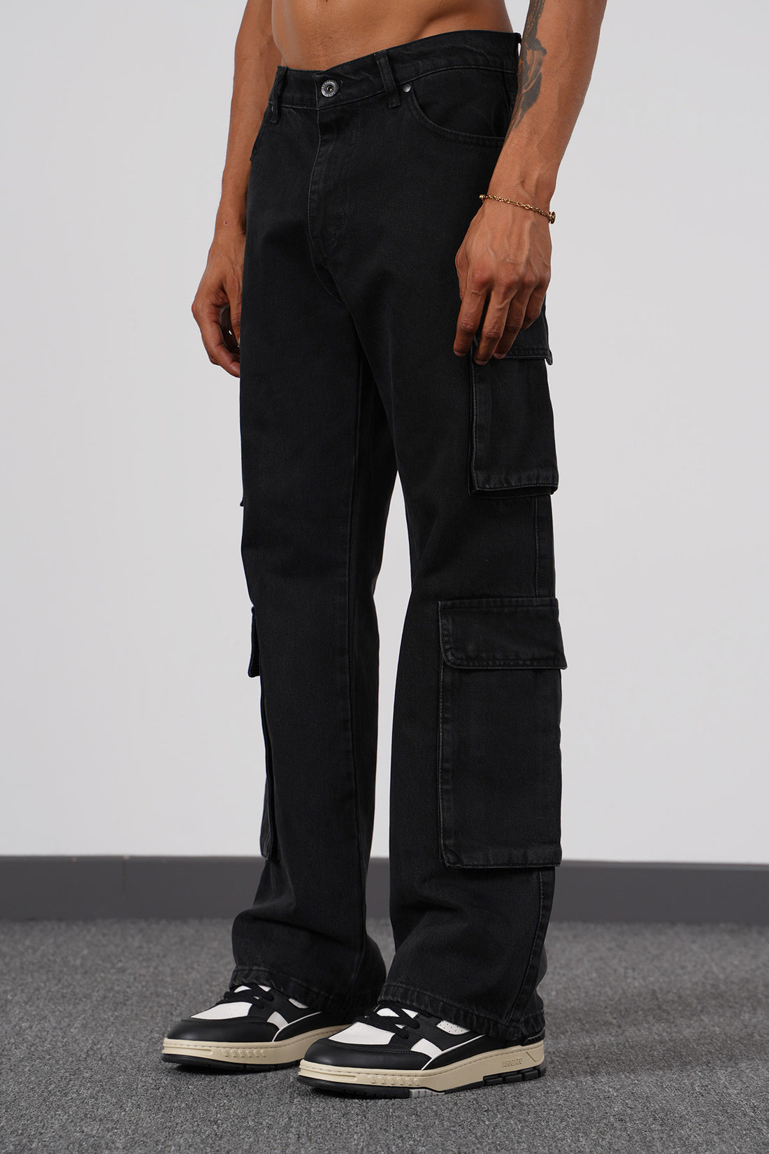 JEANS BAGGY ART539 - BLACK