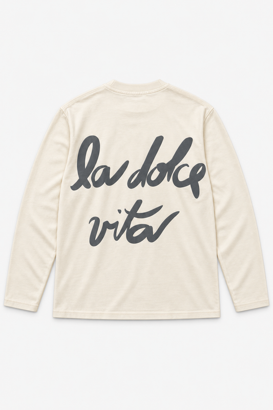 T-shirt en coton IPM 238 LS — Beige — vue à plat