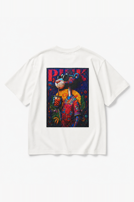T-shirt IPM178 Écru — vue de dos, sans mannequin, sur fond clair