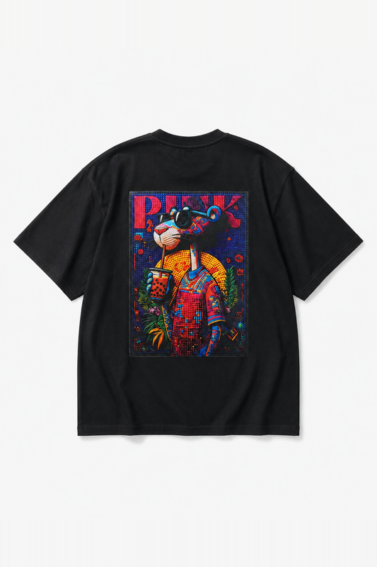T-shirt IPM178 Noir — vue de dos, sans mannequin, sur fond clair