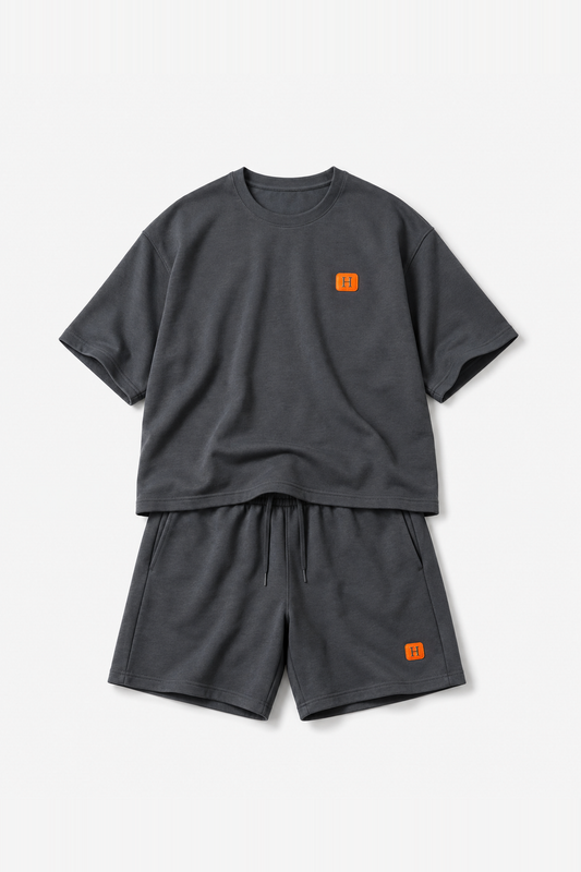 Ensemble IKAO PARIS IPM204 Anthracite — vue de face sans mannequin