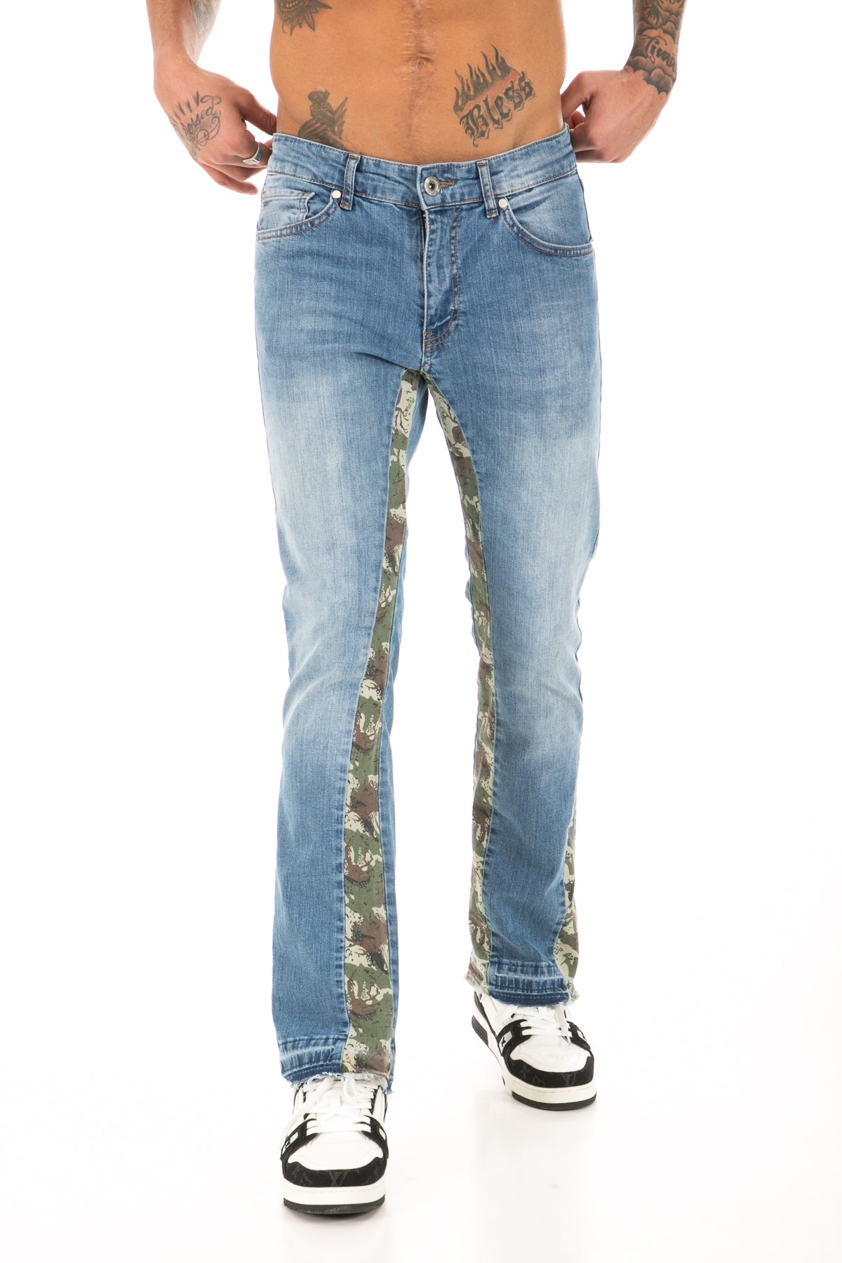 JEAN ART452 - BLUE / CAMO