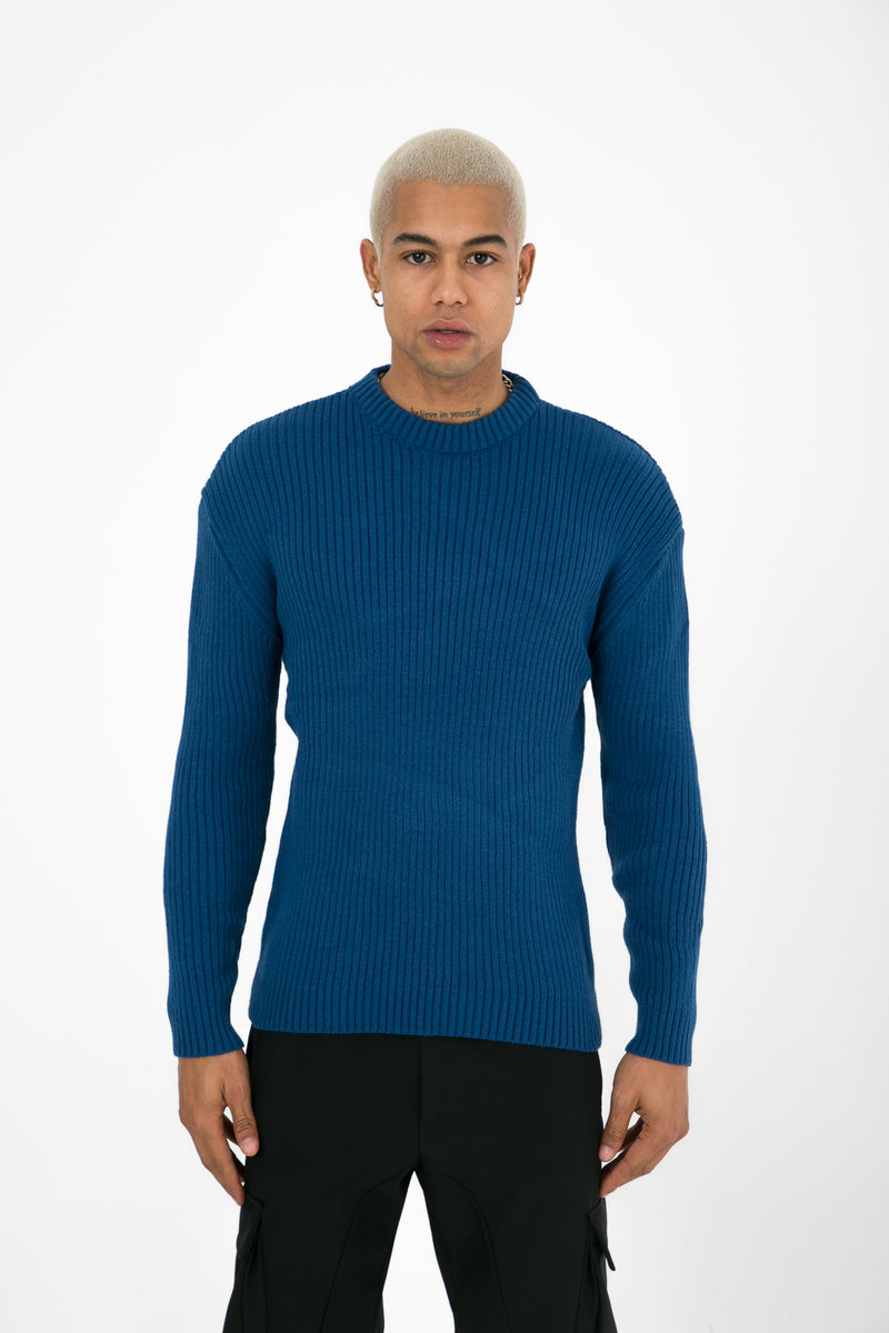 PULL T3886 - INDIGO