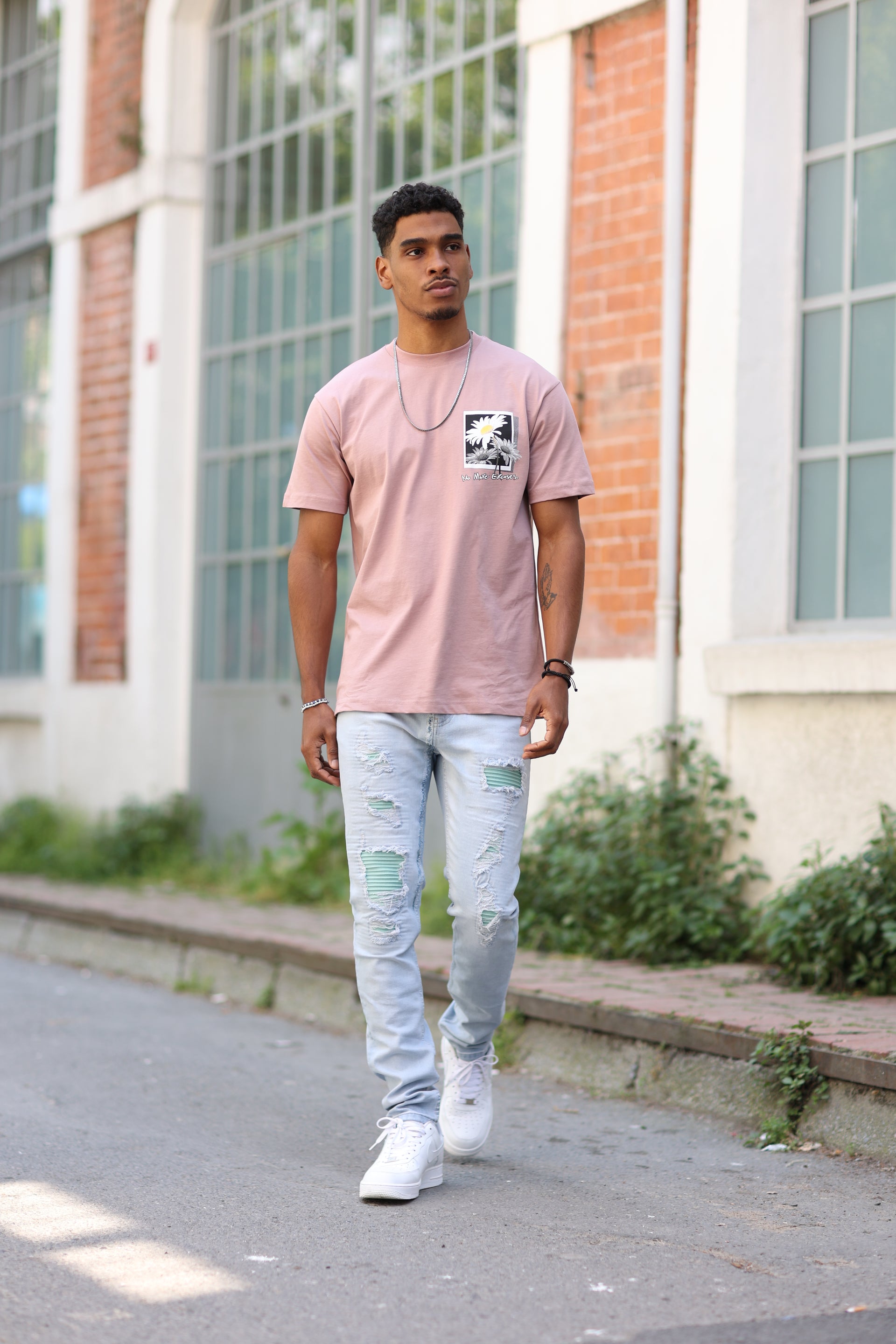 TEE SHIRT LL672 - SALMON