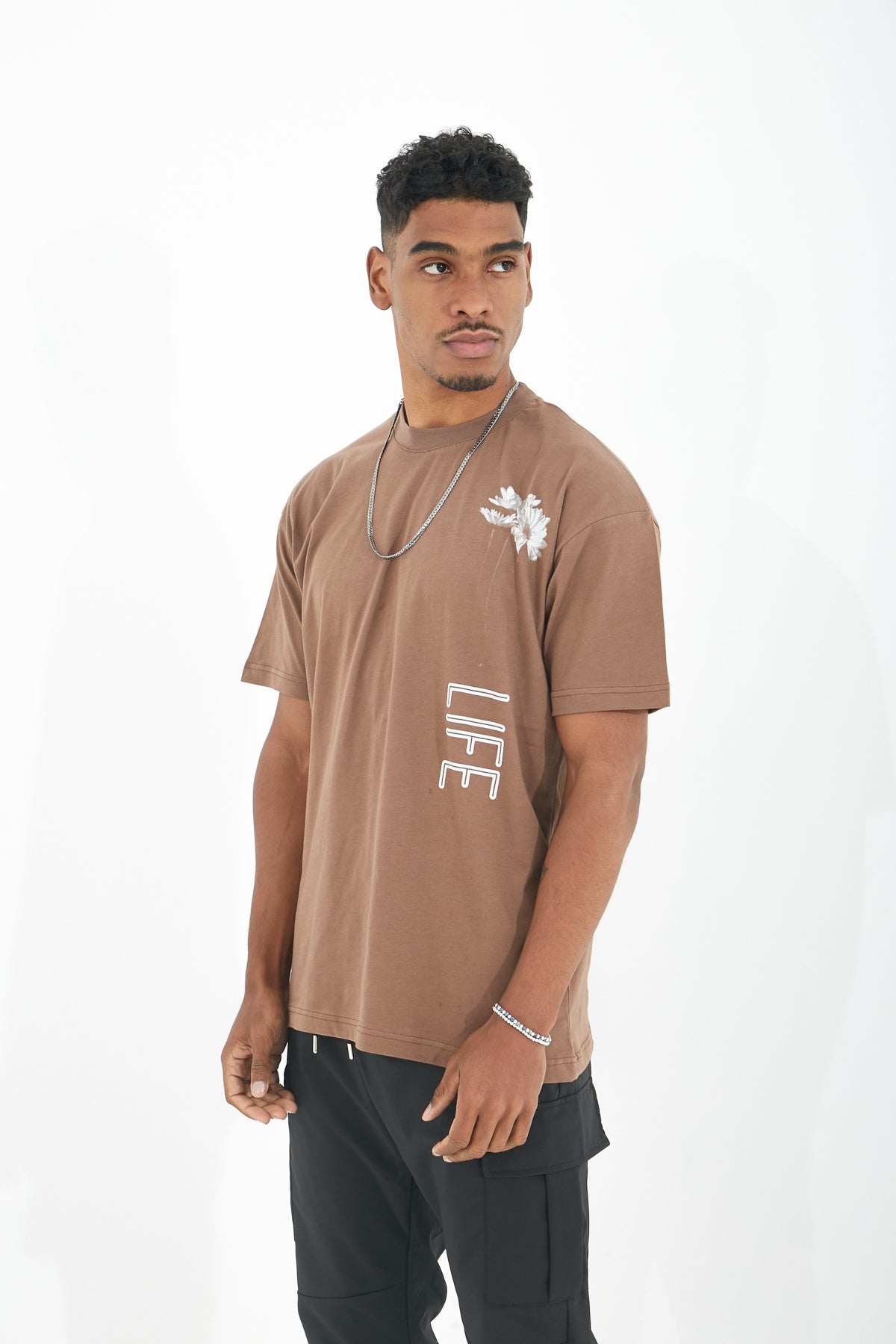 TEE SHIRT LL668 - BROWN