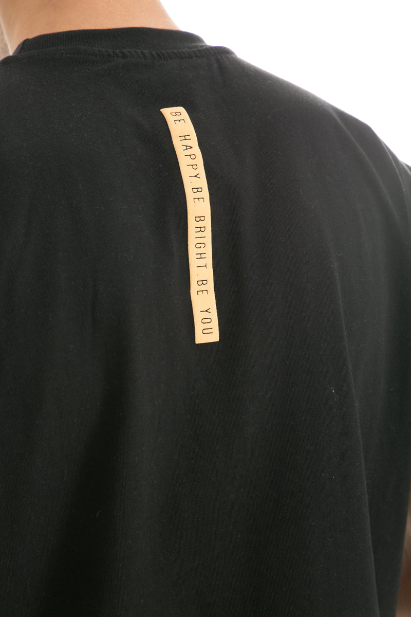 TEE SHIRT LL819 - BLACK